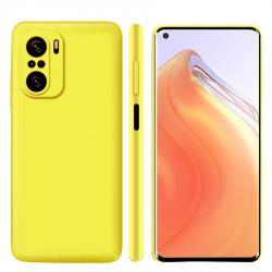 Coque Xiaomi REDMI Note 10 Silicone Liquide Douce jaune