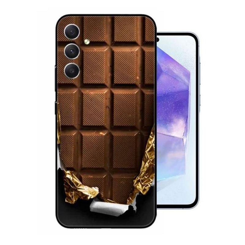 Coque Samsung Galaxy A55 5G Chocolat silicone