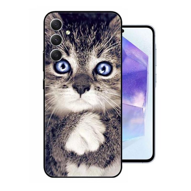 Coque Samsung Galaxy A55 5G Chaton silicone