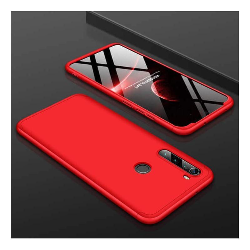 Coque Xiaomi Redmi Note 8 360 Anti Choques rouge