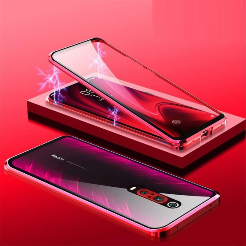 Coque Magnétique Xiaomi MI 9T Rouge Double
