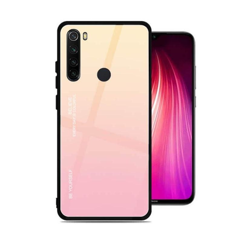 Coque Xiaomi Redmi Note 8 TPU et verre trempé jaune