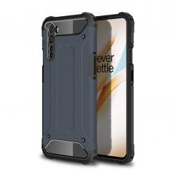Coque Oneplus Nord double Hybride Armure navy