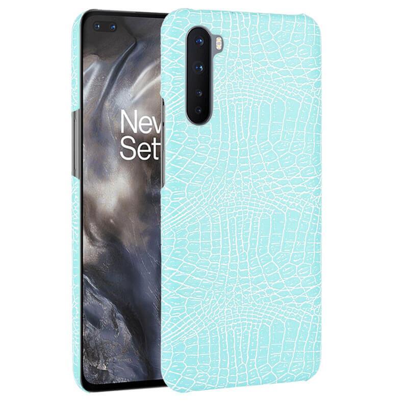 Coque Crocodile Oneplus Nord 3D turquoise