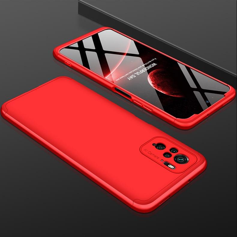 Coque Xiaomi Redmi Note 10 Rouge 360