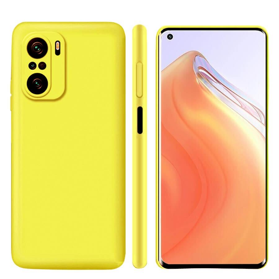 Coque Xiaomi REDMI Note 10 Silicone Liquide Douce jaune