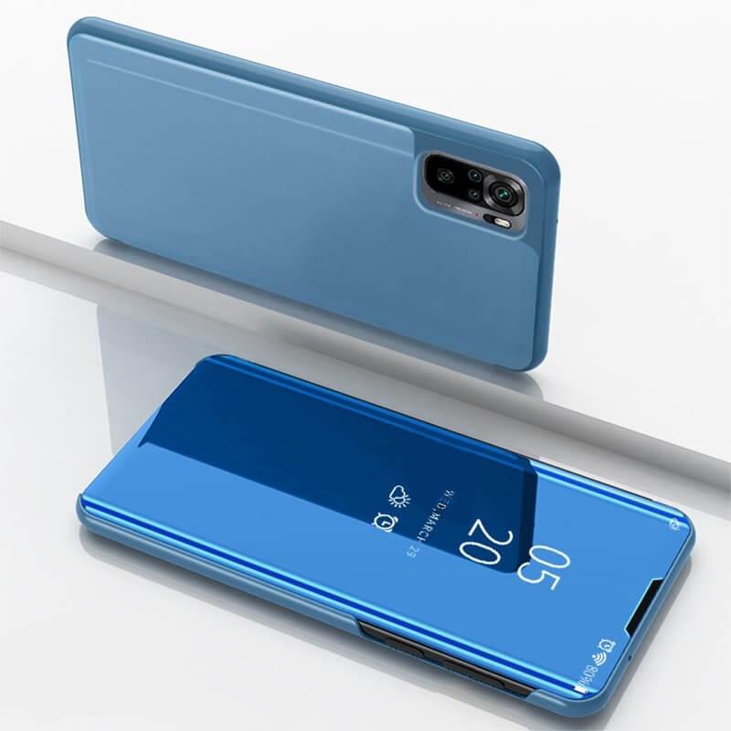Etuis Xiaomi Redmi Note 10 Miroir Bleu