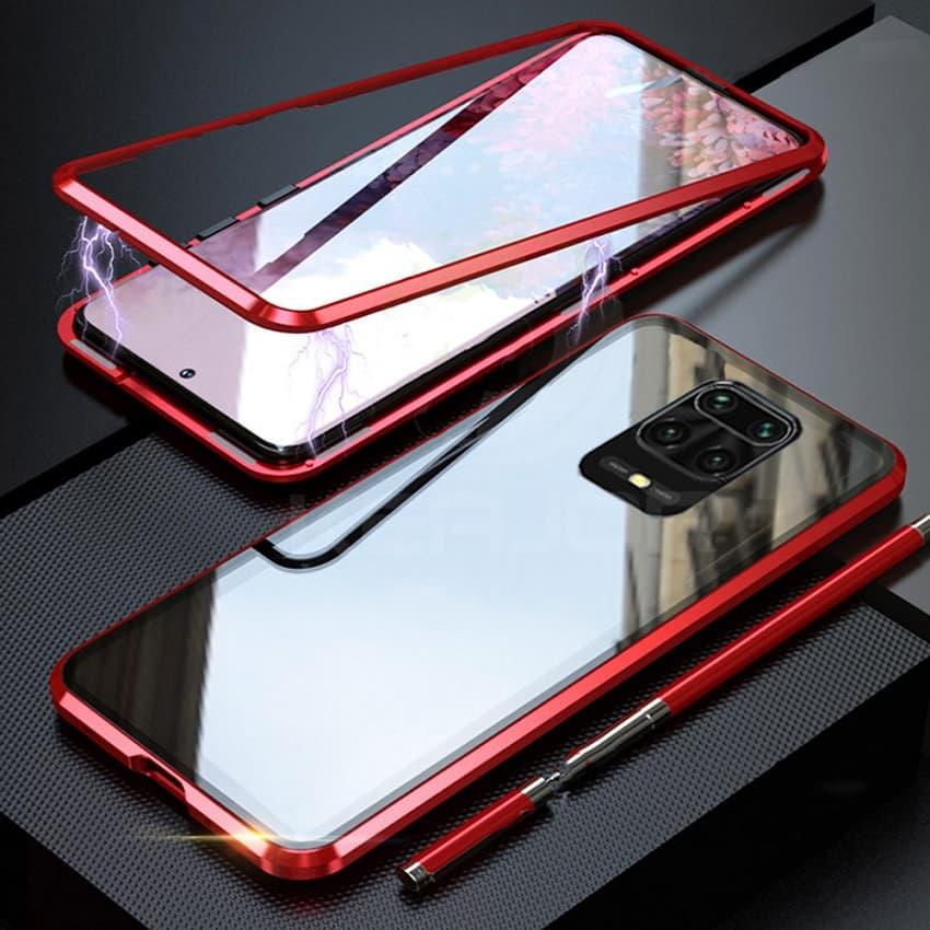 Coque Magnétique Xiaomi Redmi NOTE 9S Rouge Double