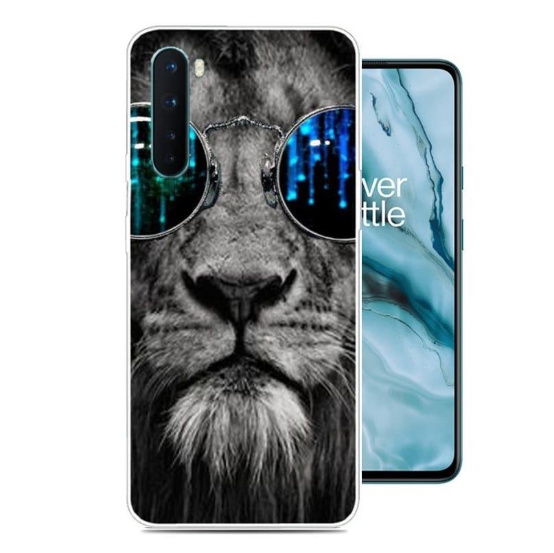 Coque Oneplus Nord Silicone Lion